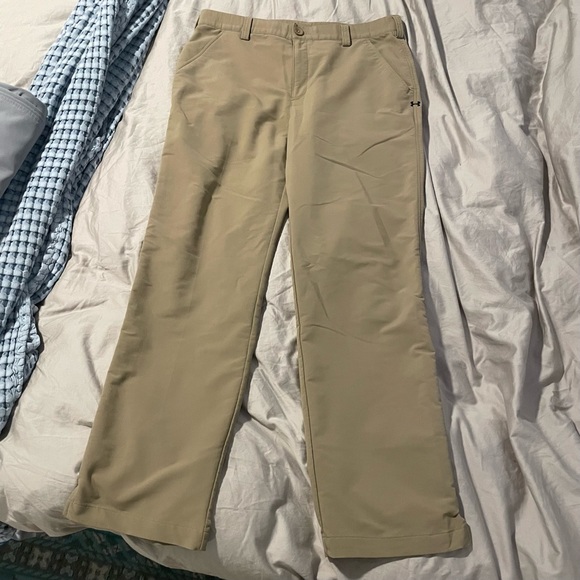 Under Armour Pants Mens Khaki Under Armour Golf Pants Poshmark